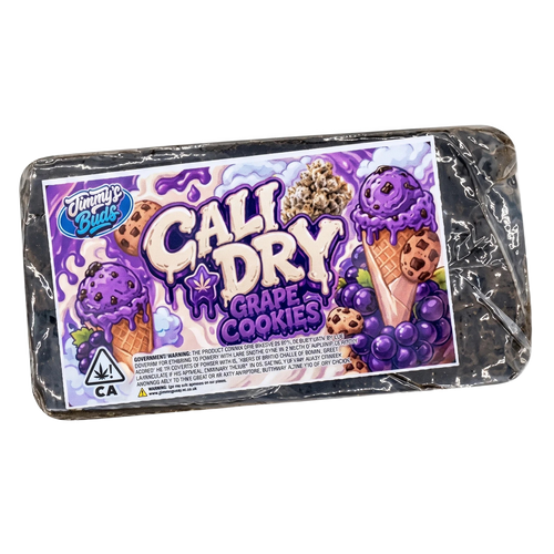 Résine CBD Cali Dry, tamisage à sec, génétique californienne